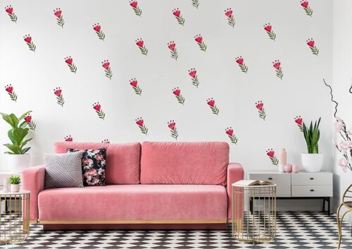 Tulipa wall stickers 2