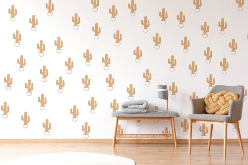 Cactus wall stickers 1