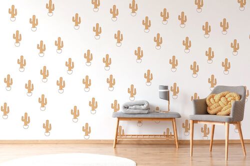 Cactus wall stickers 4