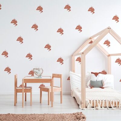 Mountain wall stickers 2
