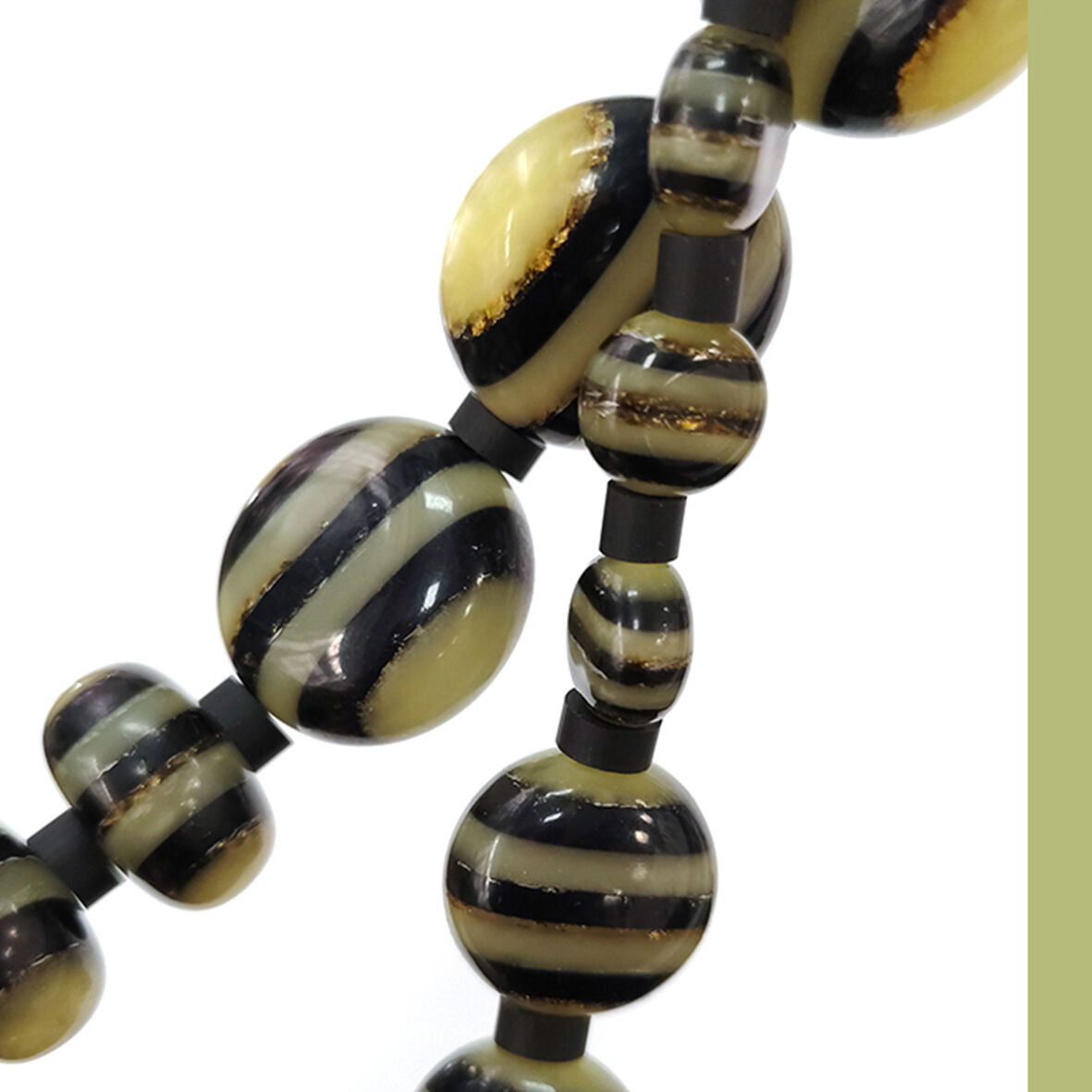 ELVAN | Collier long - sautoir réglable [perles en résine] MG