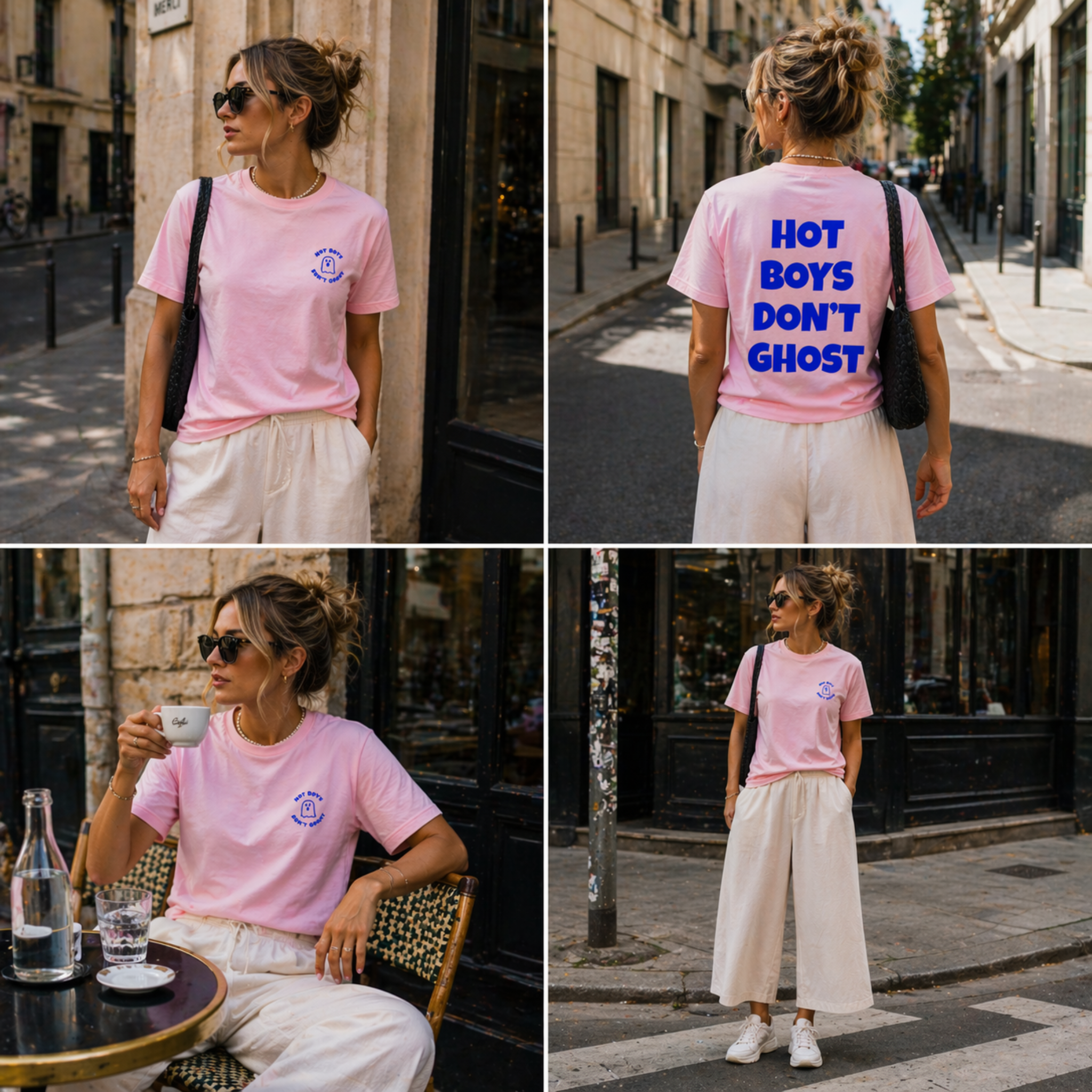 SHIRT ROSA MIT RÜCKENPRINT