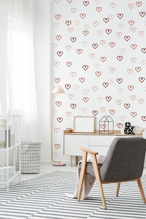 Happy hearts wall stickers 9