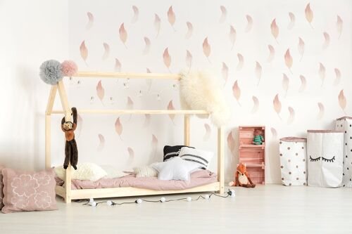 Fall feather wall stickers 1