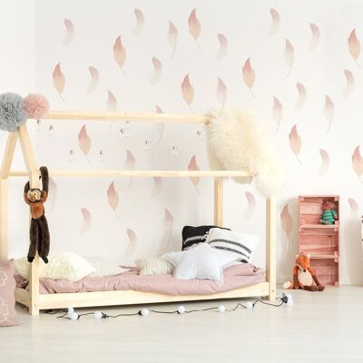 Fall feather wall stickers 1