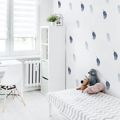 Feather wall stickers 2
