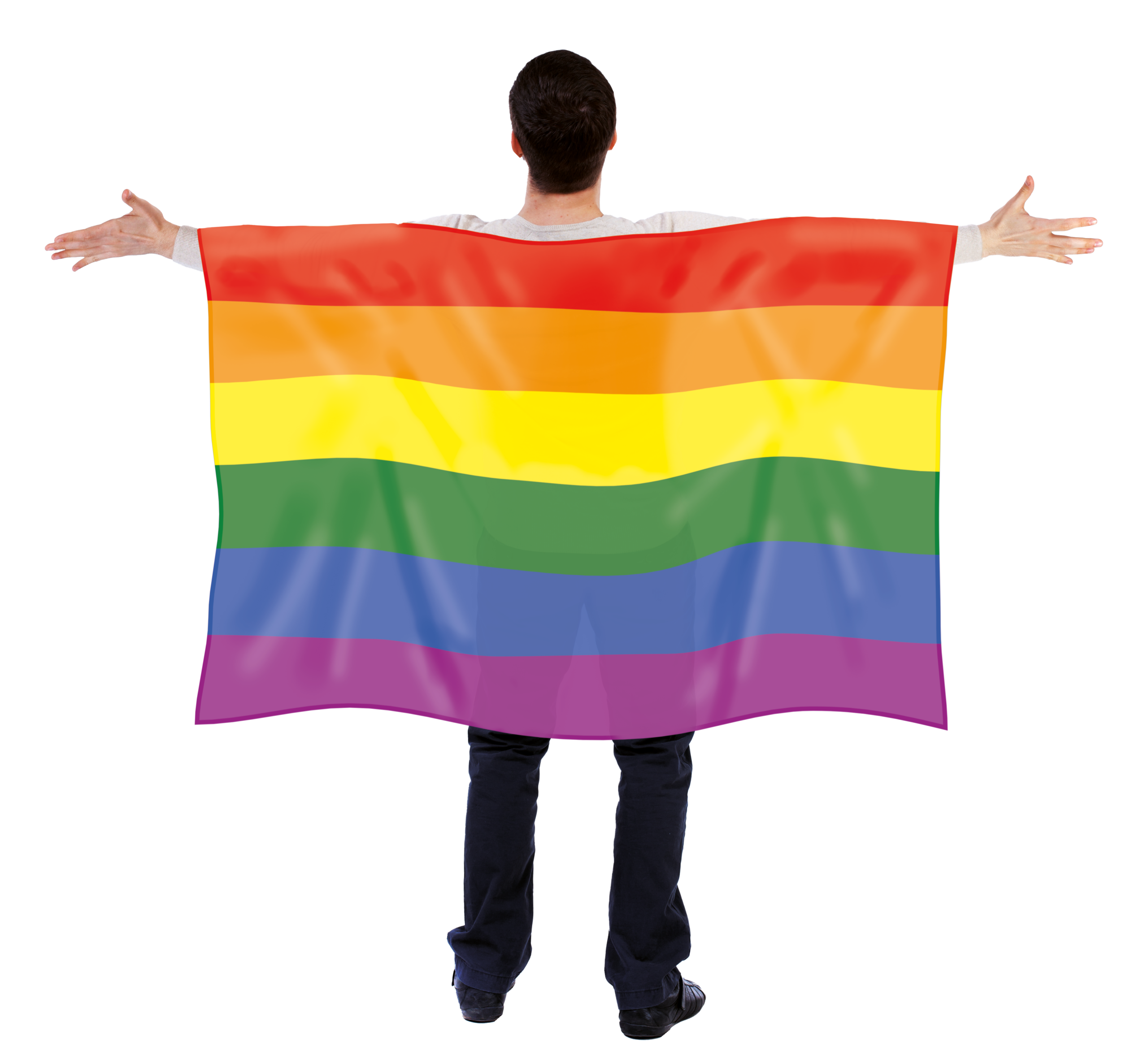 Body flag 150cm x 90cm - Pride