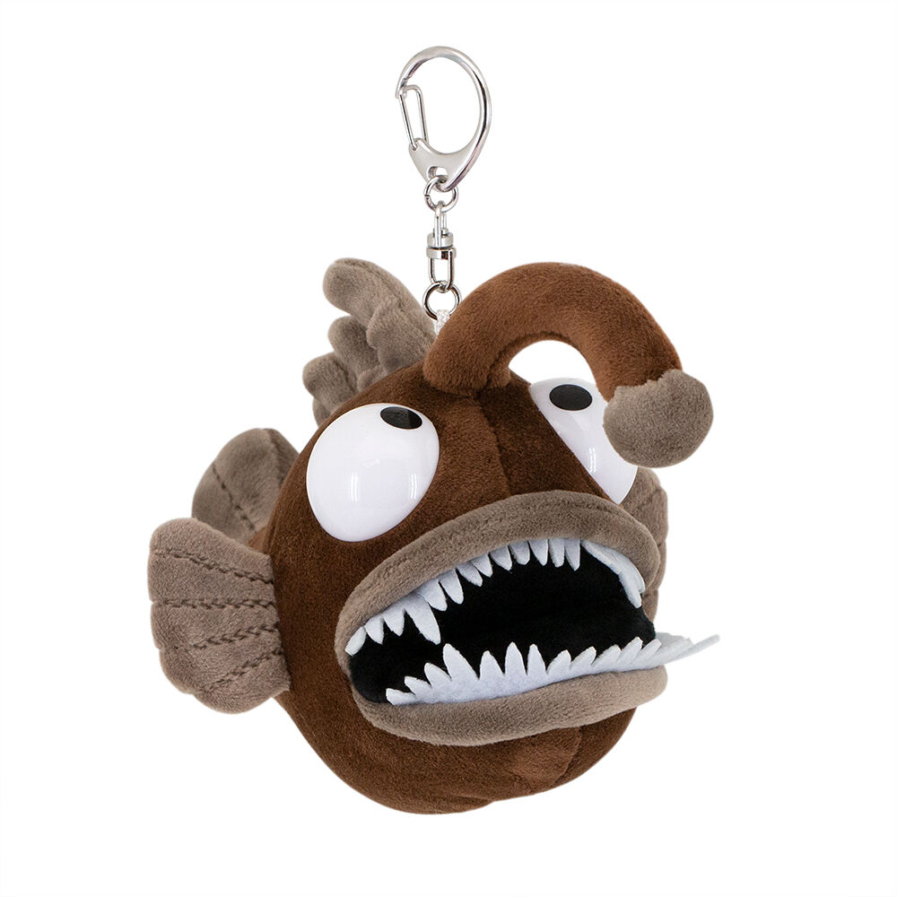 Portachiavi in ​​peluche, Orange Toys, Pesce lanterna marrone 15 cm