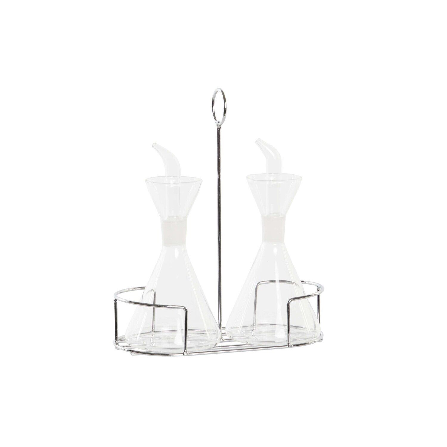 Oil and vinegar set of 2, borosilicate glass, 19.5x10x23.5