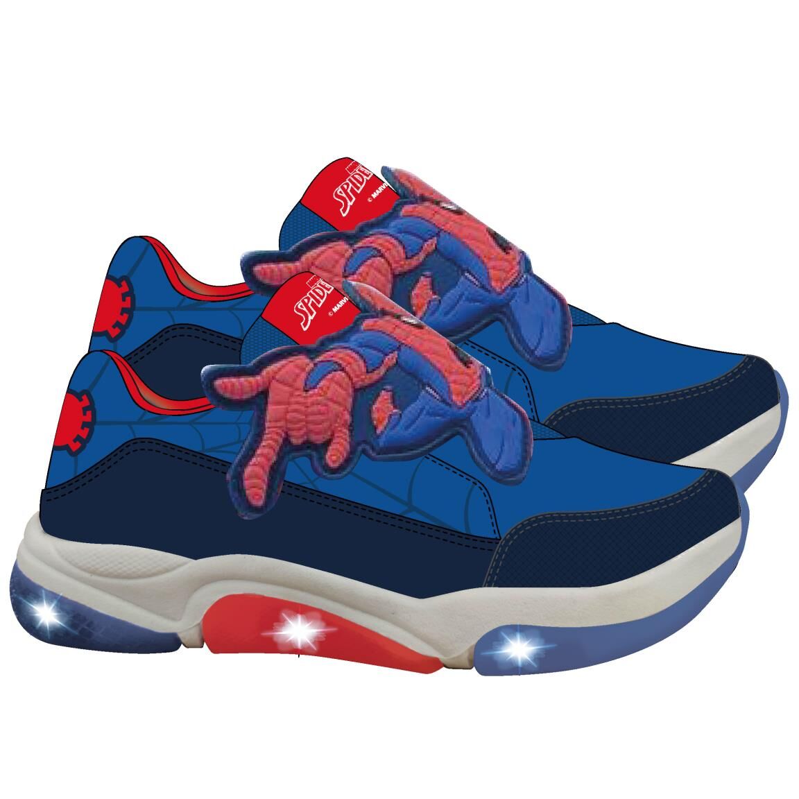 Spiderman Light-Up TPR Sole Sneakers - 2300007478