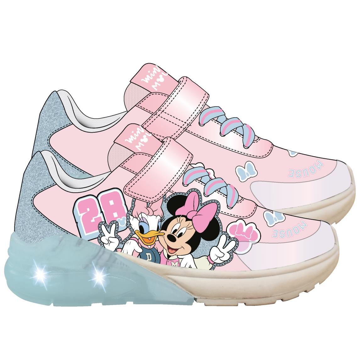 Minnie Mouse Light-Up TPR Sole Sneakers - 2300007482