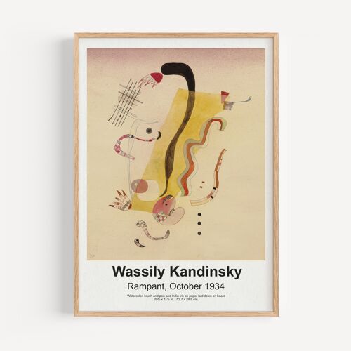 Kandinsky - en rampant, 1934-1