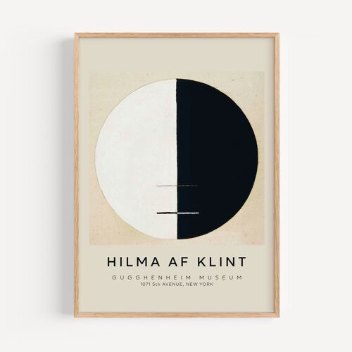 Hilma af klint - buddha's standpoint in the earthly life, no.3-1