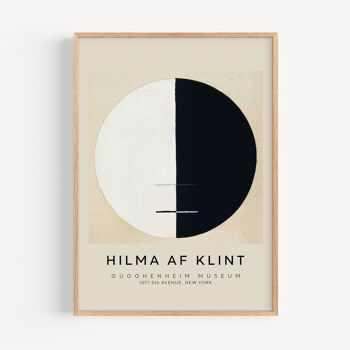 Hilma af klint - buddha's standpoint in the earthly life, no.3-2