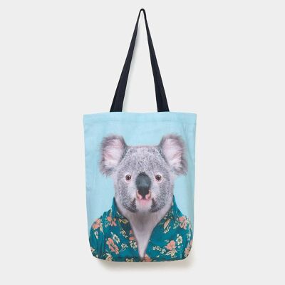 Bolsa de tela Koala - Retrato de zoológico