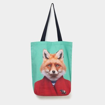 Bolsa de tela Fox - Retrato del zoológico