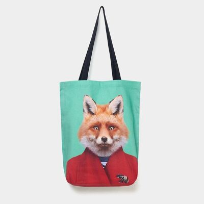 Volpe - Borsa Tote Ritratto Zoo