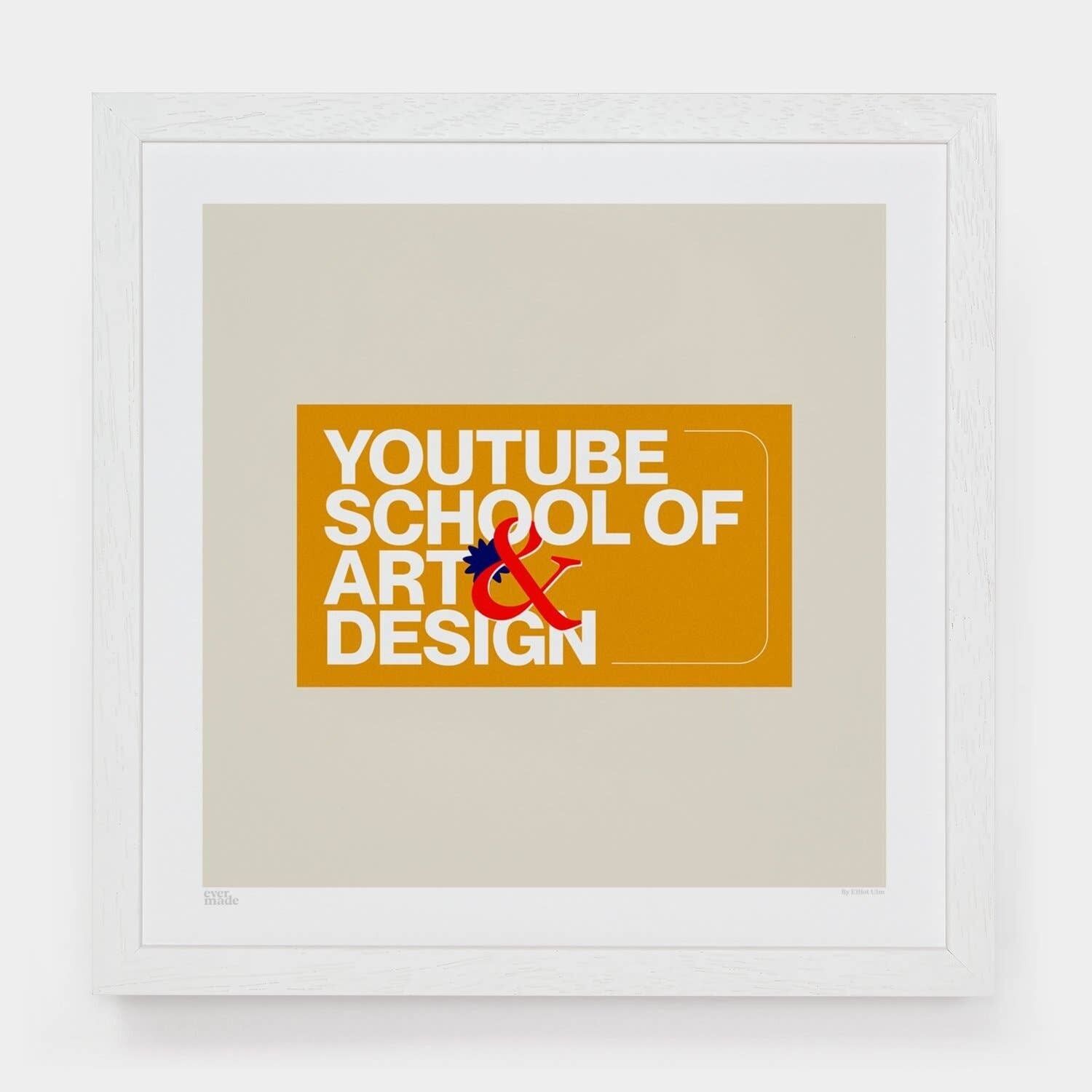 YouTube School__Small [33 cm x 33 cm] / Senza cornice