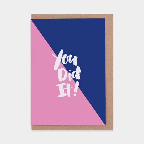 You Did It (Pink / Blue)