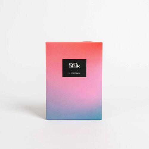 Gradient Postcard Set