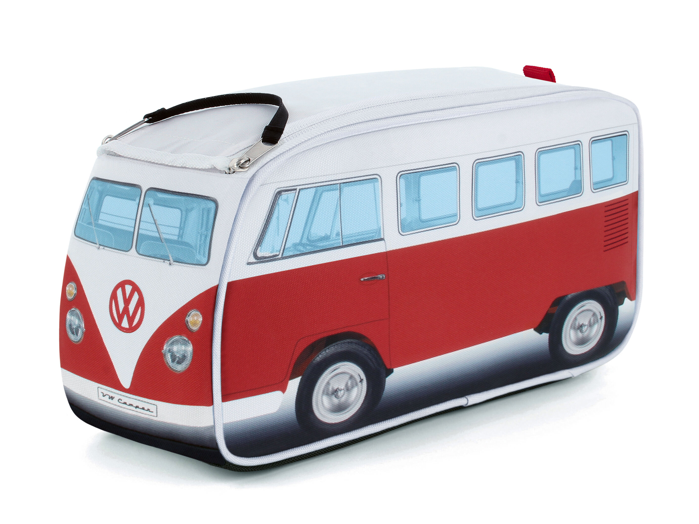 VW T1 Bulli Bus Combi Retro Kultur- & Kosmetiktasche (32 x 16 x 12 cm)- BUWB11, rot