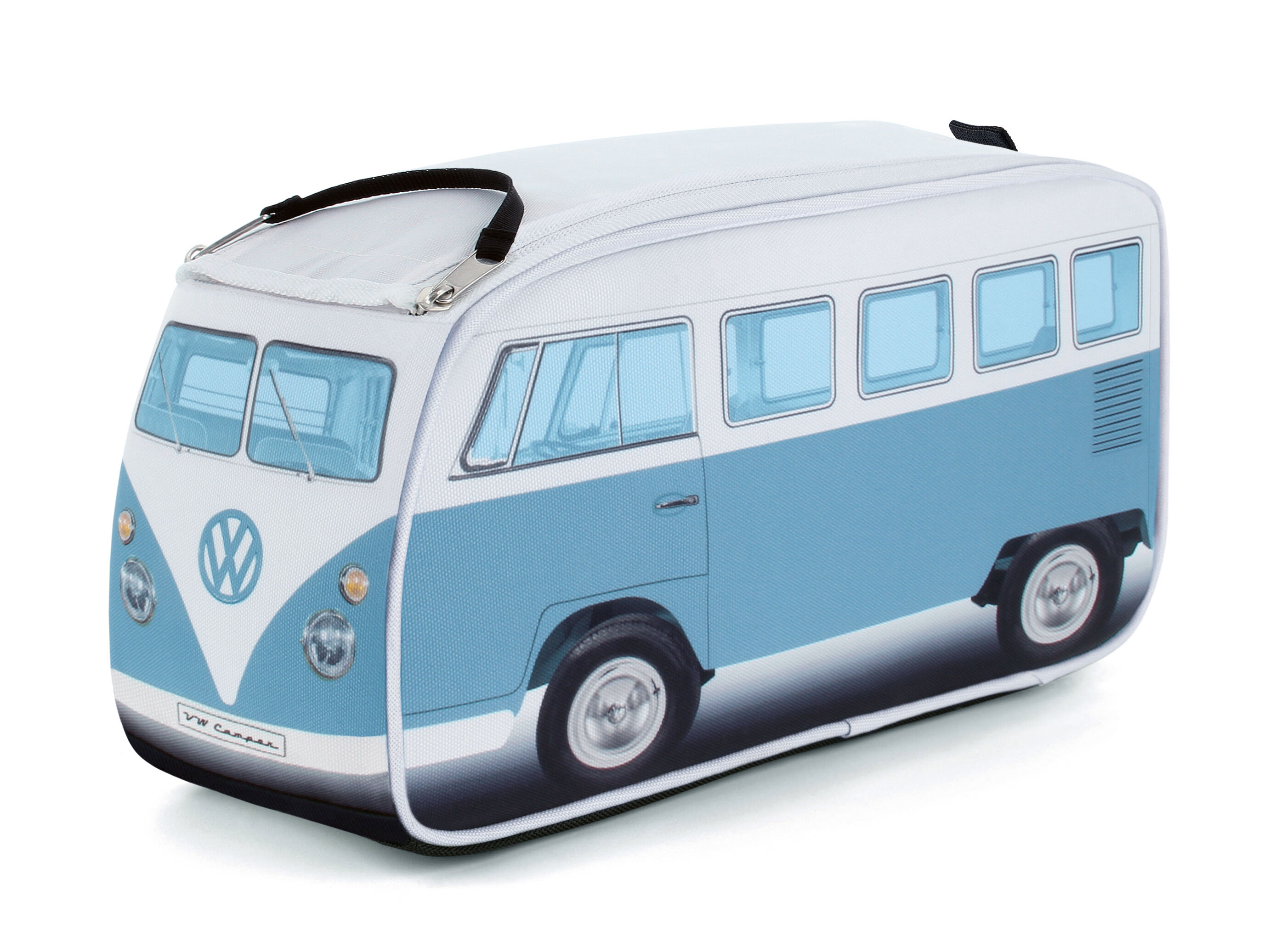 VW T1 Bulli Bus Combi Retro Culture & Cosmetics (32 x 16 x 12 cm) - BUWB12, blue