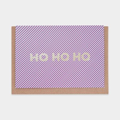 Carte de Noël Ho Ho Ho