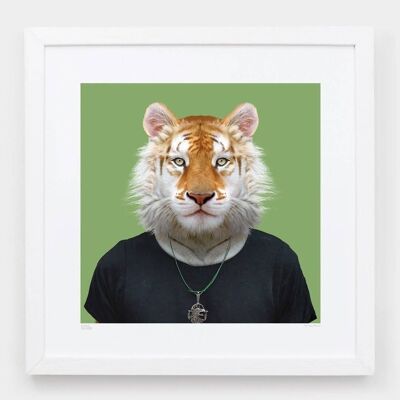 Ram, le Golden Tiger__Fern Green / Large [61cm x 61cm] / Sans cadre