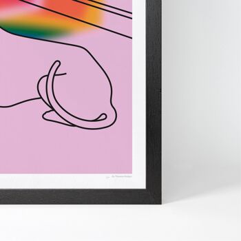 Rainbow by the Greyhound__Large [61cm x 61cm] / Sans cadre 4