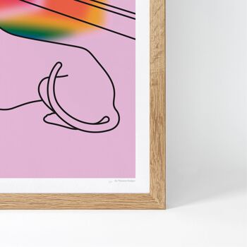 Rainbow by the Greyhound__Large [61cm x 61cm] / Sans cadre 5
