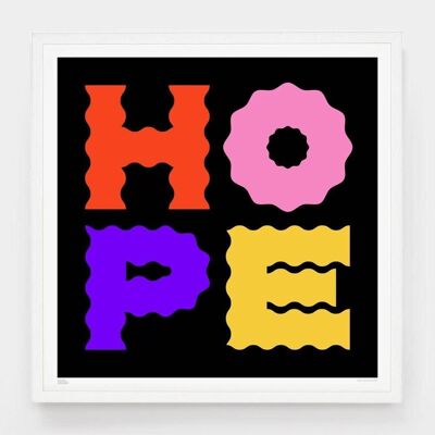 Hope__Large [61 cm x 61 cm] / Senza cornice