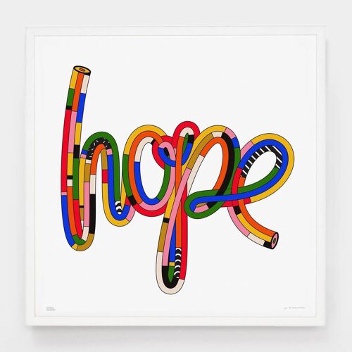 Hope in the Heart__Large [61cm x 61cm] / Unframed