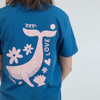 Whale Unisex T-shirt__XXL