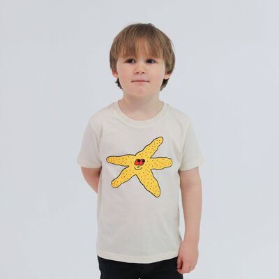 T-shirt enfant étoile de mer et corail__9-11