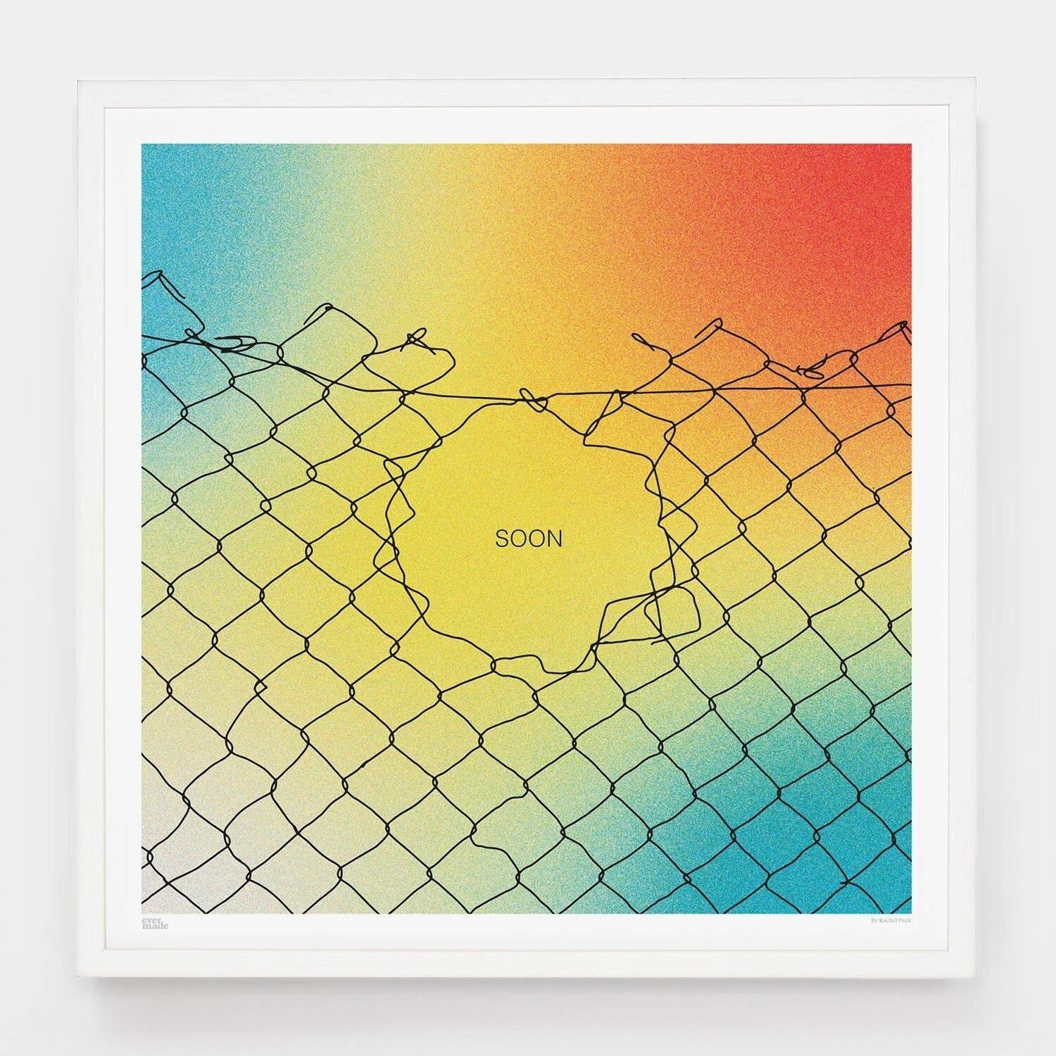 Irgendwo über...__Groß [61cm x 61cm] / Ungerahmt