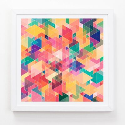 Cuben Illusion__Framed - Negro