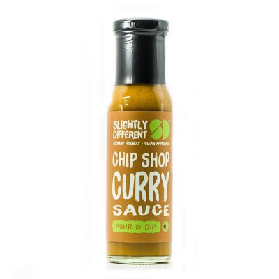 Salsa al curry del negozio di patatine