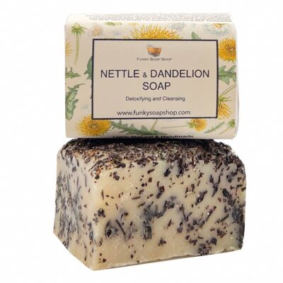 Nettle And Dandelion Soap, Natural & Handmade, Approx 30g/65g