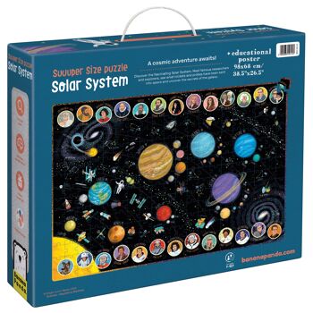 Système solaire de puzzle de taille supérieure 7+ 5