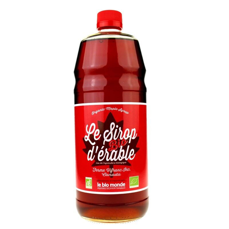 Sirop d'érable Bio du Canada - btl verre 1L