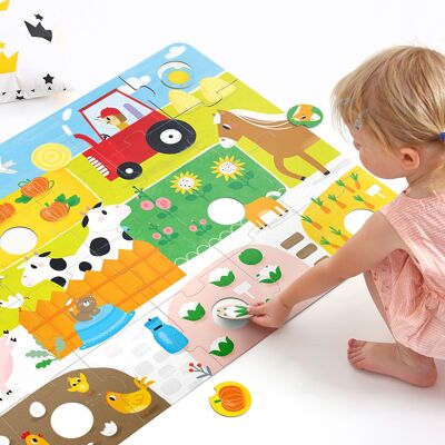 Suuuper Size Puzzle Farm Match Fun 2+