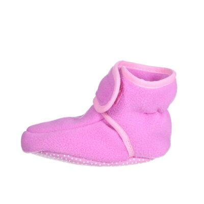 Fleece crawling shoes - pink