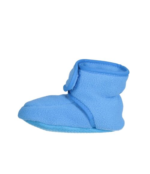 Fleece-Krabbelschuhe -aquablau