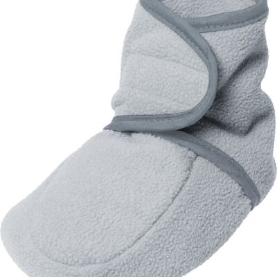 Fleece crawling shoes - gray