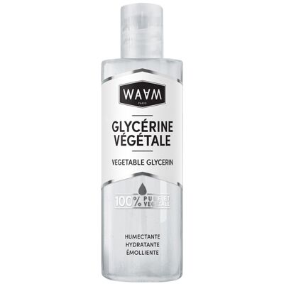 WAAM Cosmetics – Pflanzliches Glycerin – Feuchtigkeitsspendend und weichmachend – 100 % natürlich – Vegan – 200 ml