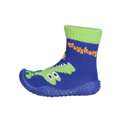Aqua sock crocodile marine