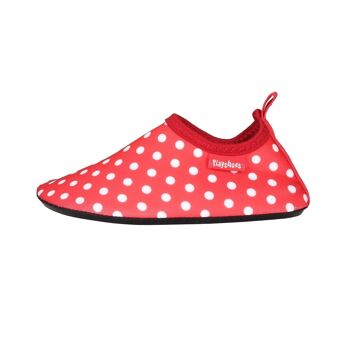 Pointes de chaussures pieds nus -rouge 1