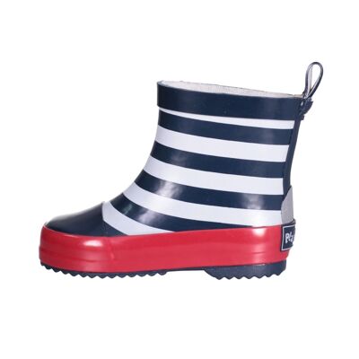 Wellington boots half shaft maritime-marine / white