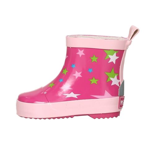 Gummistiefel Halbschaft Sterne -pink