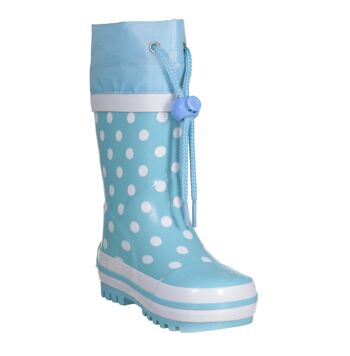 Bottes Wellington points -turquoise 4